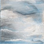visage de buddha dans les nuages