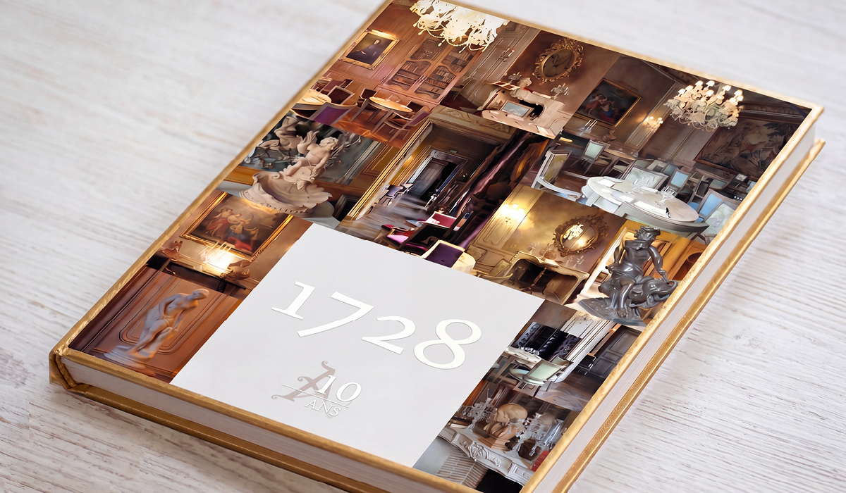 Livre anniversaire 10 ans du restaurant 1728